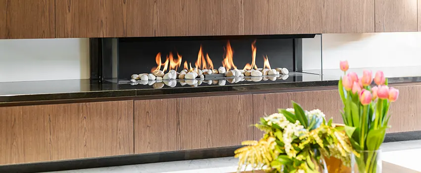 Double-height Fireplace Design Refurbishment in Colton, California