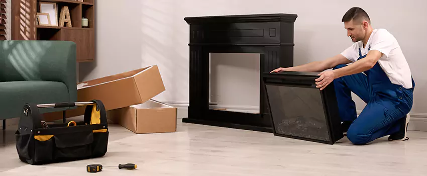 Old Rusted Metal Fireplace Repair And Replacement in Colton, CA